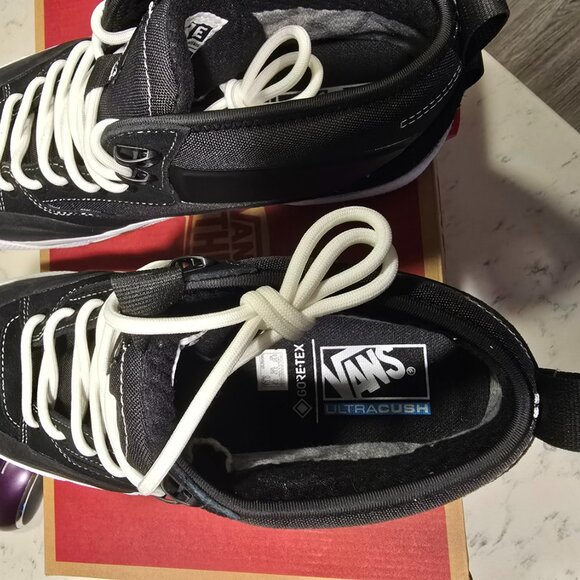 Vans Half Cab MTE 3 Gore Tex Black White Mid Hiking Trail Boots Shoes Size 10 - Picture 3 of 15